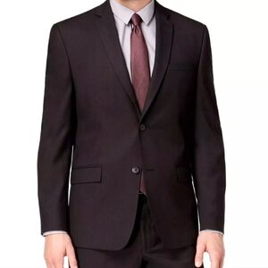 Marc New York Andrew Mens Blazer Size 42 Regular Black 2 Button Stretch Jacket